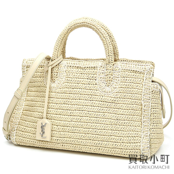 楽天市場】【美品】サンローラン 【YVES SAINT LAURENT】 ラフィア 