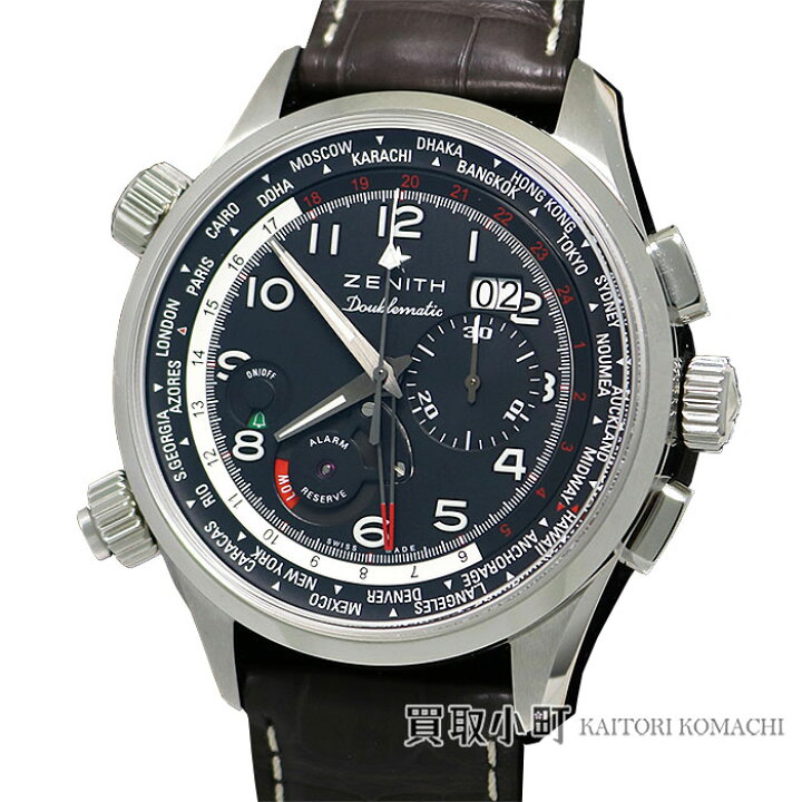 楽天市場】【未使用品】ゼニス【ZENITH】 パイロット ダブルマティック 