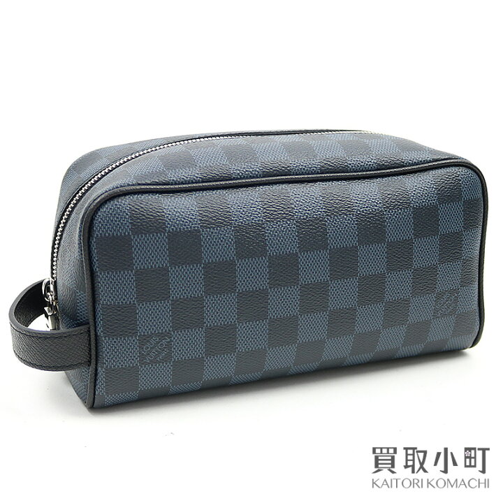 【新品同様】ルイヴィトン 【LOUIS VUITTON】 N50000 ウォッシングバッグ ダミエコバルト メンズ セカンドバッグ トラベルポーチ クラッチ トワレポーチ LV WASHING BAG POUCH DAMIER COBALT【Sランク】【美品】【中古】 買取小町 超美品 お買い得です‼︎ ルイヴィトン、トラベルポーチ、ダミエ紳士バッグ
