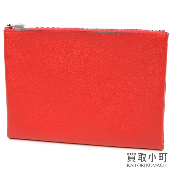 楽天市場】【美品】エルメス【HERMES】アトゥー20 クラッチ ルージュ 