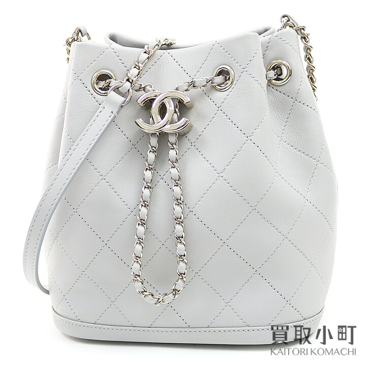 楽天市場】【新品同様】シャネル【CHANEL】ドローストリングバッグ 