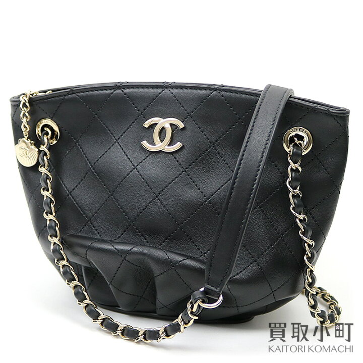 楽天市場】【新品同様】シャネル【CHANEL】シェル キルティング 