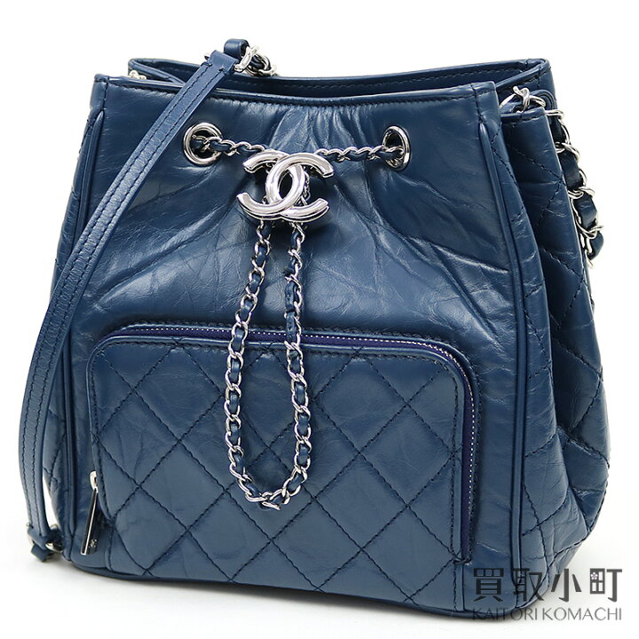楽天市場】【新品同様】シャネル【CHANEL】ドローストリングバッグ  