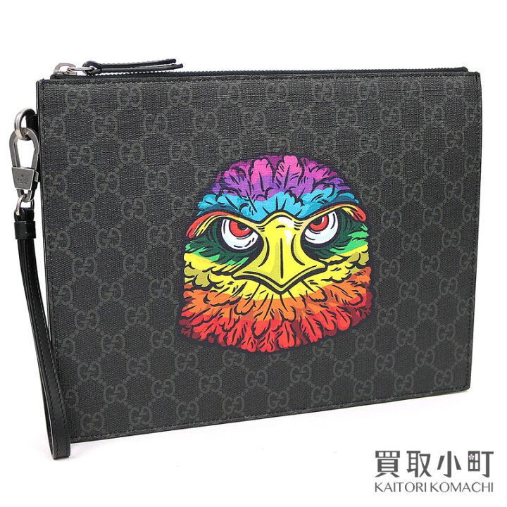 楽天市場】【新品同様】グッチ 【GUCCI】イーグルプリント GG 