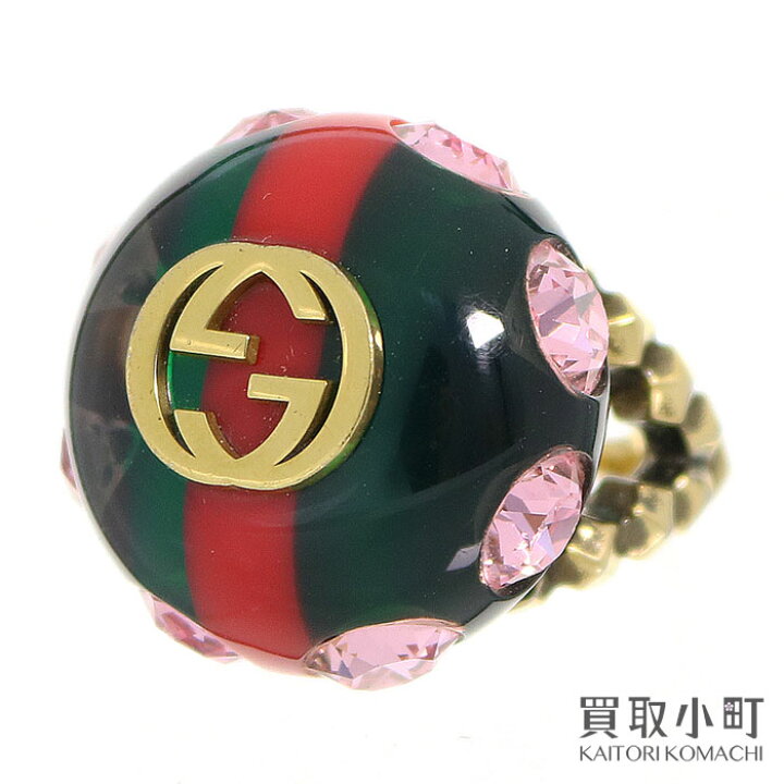 楽天市場】グッチ【GUCCI】ヴィンテージ ウェブ リング インター 