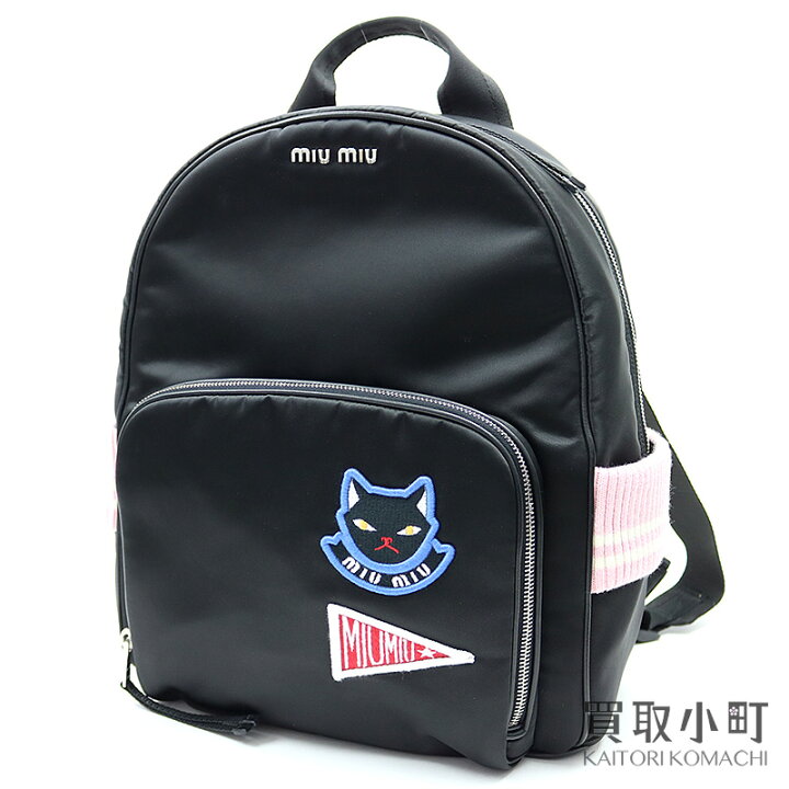 楽天市場】【美品】ミュウミュウ 【MIUMIU】キャットアップリケ バック 