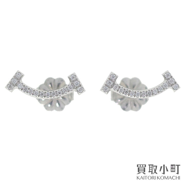楽天市場】【美品】ティファニー 【TIFFANY & Co.】Tスマイル ピアス  