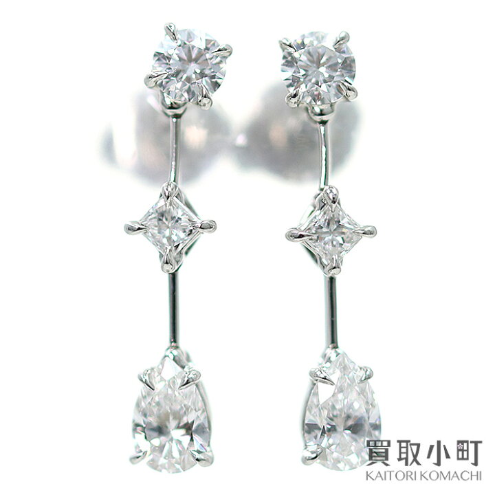 ☆HARRY WINSTON☆ イヤリング ダイヤ 計2.28ct Pt950 ☆HARRY WINSTON 