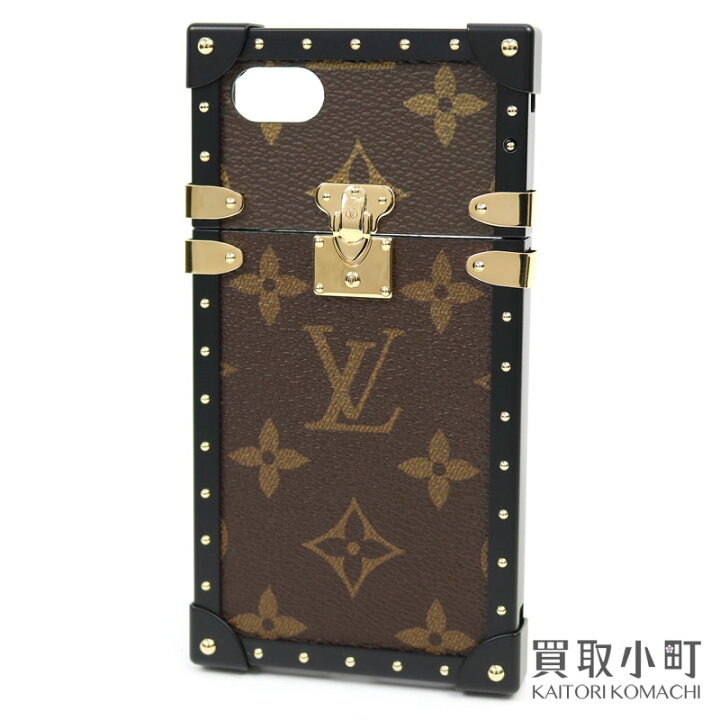 中古 ルイヴィトン モノグラム アイ トランク iPhone7 M64479 