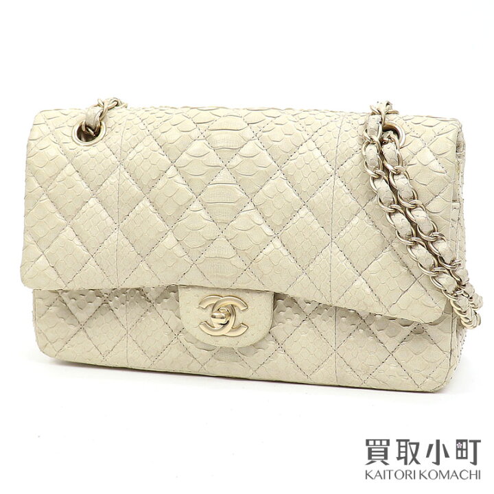 楽天市場】【美品】シャネル 【CHANEL】 パイソン クラシック フラップ 