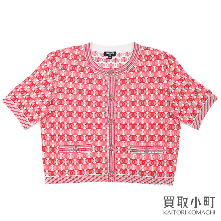 楽天市場】【新品同様】シャネル【CHANEL】ジャガードニット クルー 