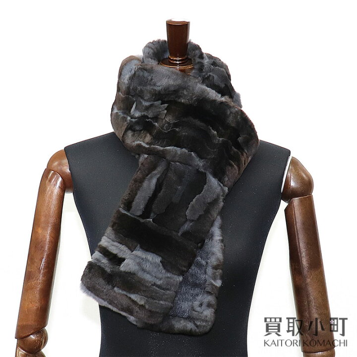 楽天市場】【未使用品】シャネル 【CHANEL】オリラグ ファー マフラー 