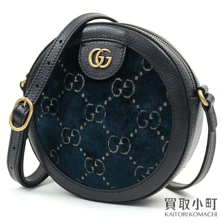 楽天市場】【美品】グッチ 【GUCCI】GGベルベット ラウンド ショルダー 