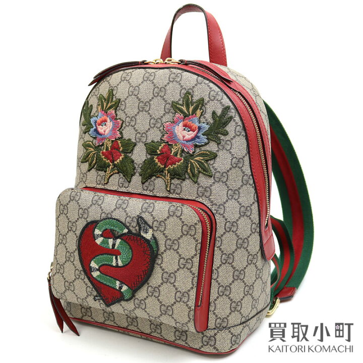 楽天市場】グッチ 【GUCCI】 GGスプリーム キャンバス フラワー ハート 