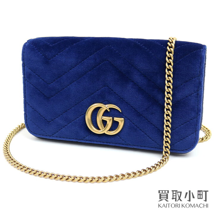 楽天市場】【未使用品】グッチ 【GUCCI】GGマーモント キルティング  