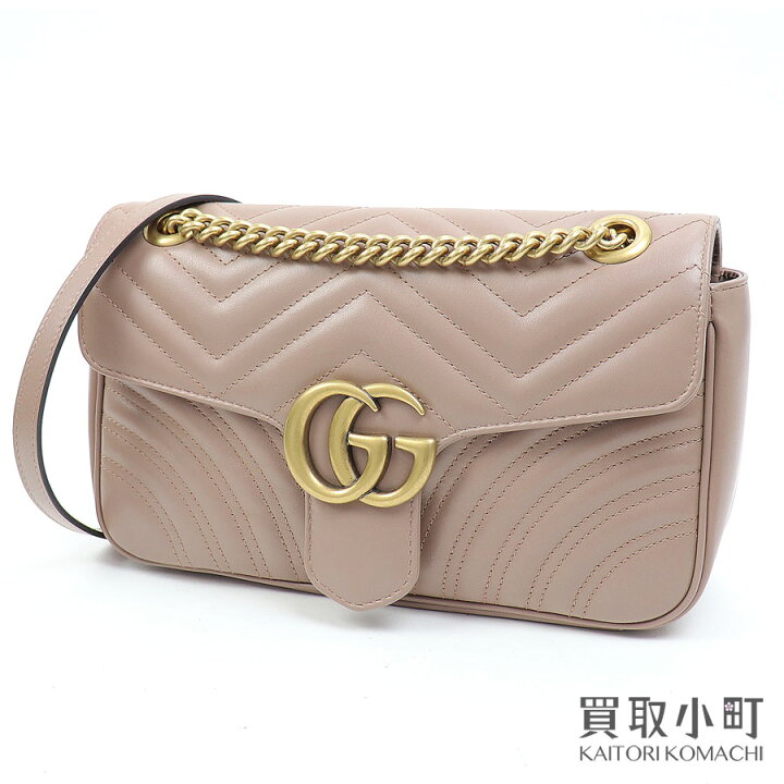 楽天市場】【新品同様】グッチ 【GUCCI】GGマーモント キルティング 