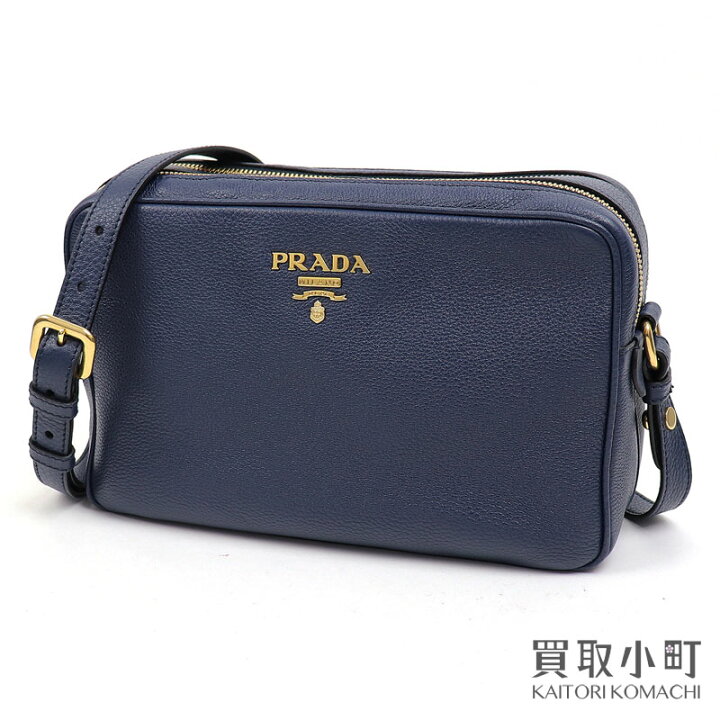 楽天市場】【美品】プラダ 【PRADA】メタルロゴ ショルダーバッグ 