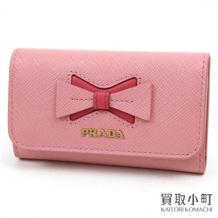 楽天市場】【未使用品】プラダ 【PRADA】リボン メタルロゴ 