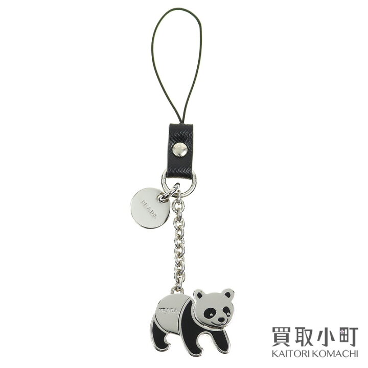 楽天市場】【美品】プラダ 【PRADA】パンダモチーフ 携帯ストラップ 