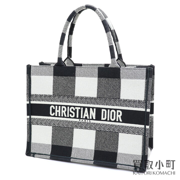 楽天市場】【美品】ディオール【Dior】ブックトート スモールバッグ  