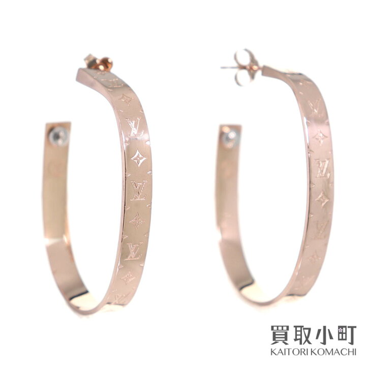 楽天市場】ルイヴィトン 【LOUIS VUITTON】 M00221 フープピアス