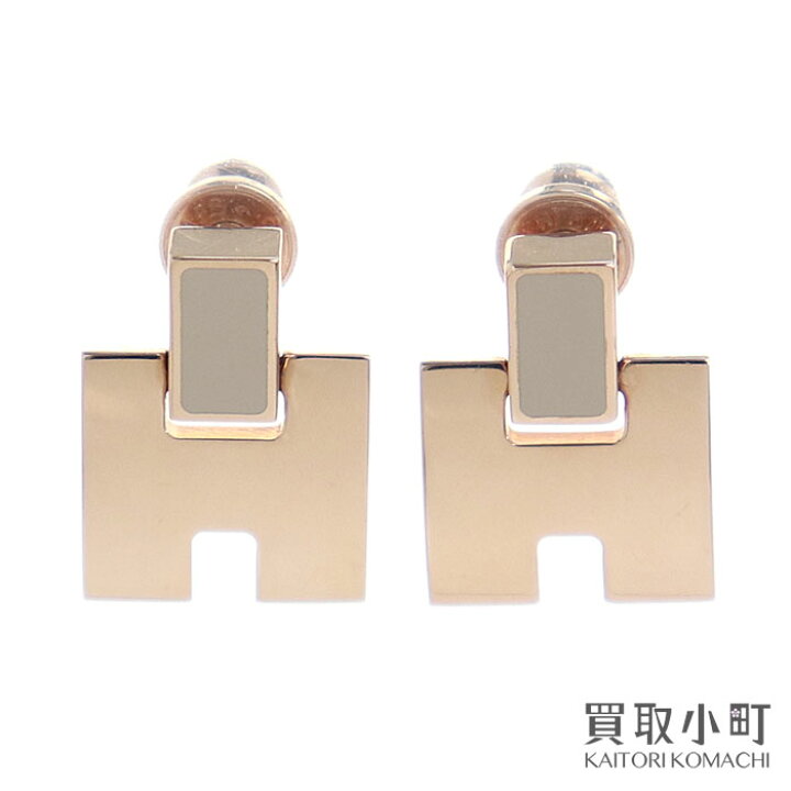 楽天市場】【美品】エルメス 【HERMES】 アイリーン ピアス ピンク 