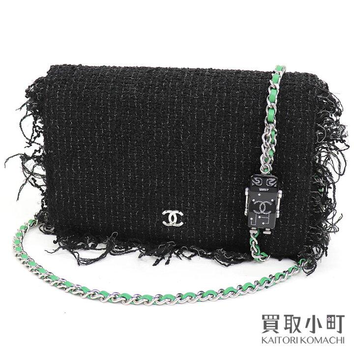 楽天市場】【美品】シャネル 【CHANEL】ツイード ロボットチャーム付き 
