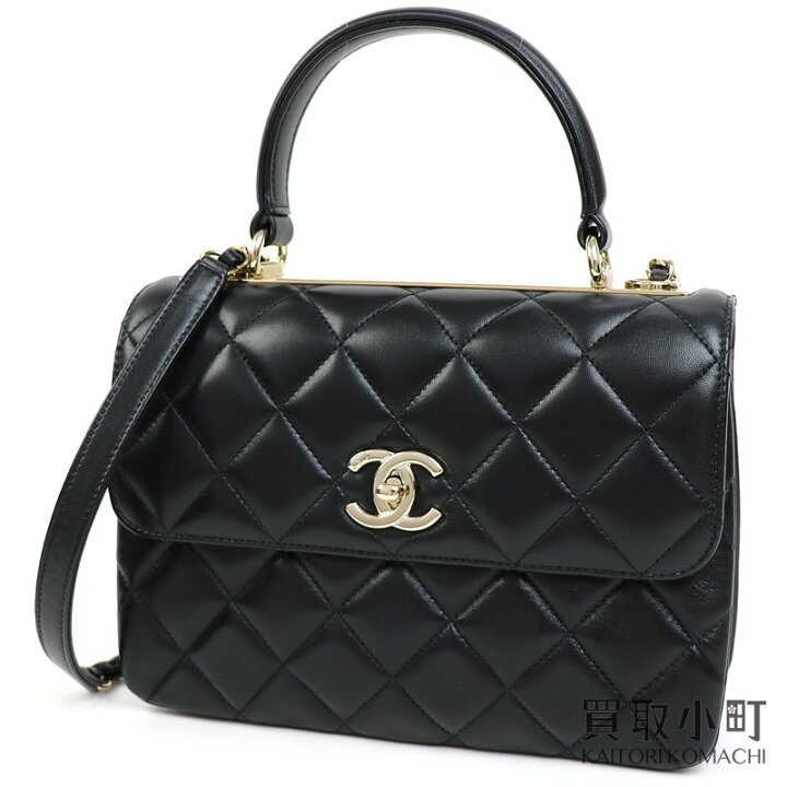 楽天市場】【美品】シャネル 【CHANEL】トップハンドル フラップバッグ 