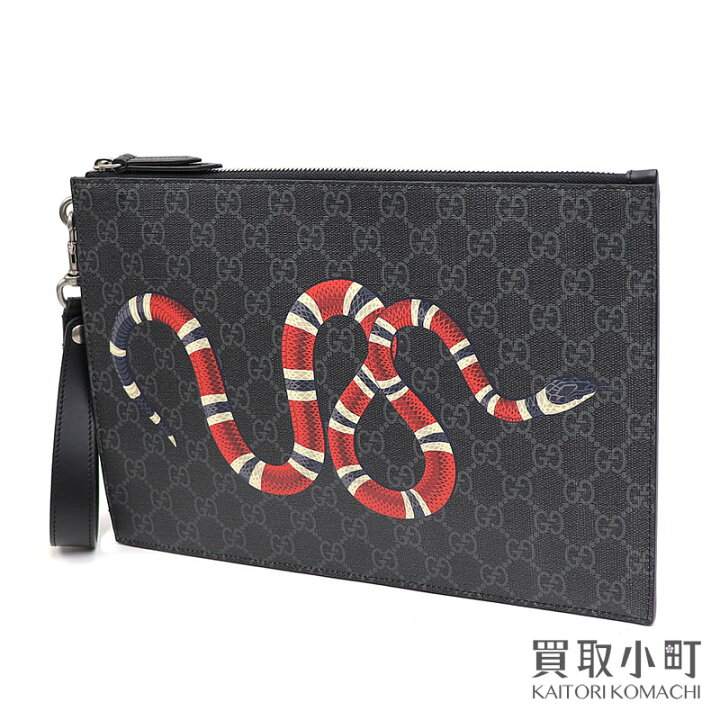 楽天市場】【新品同様】グッチ 【GUCCI】キングスネークGGポーチ GG  