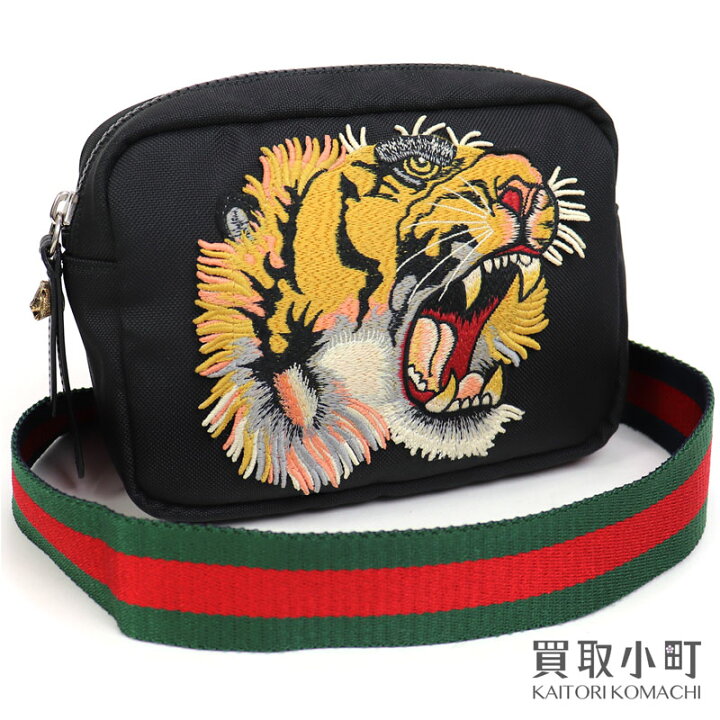 楽天市場】【美品】グッチ 【GUCCI】タイガーヘッド エンブロイダリー 