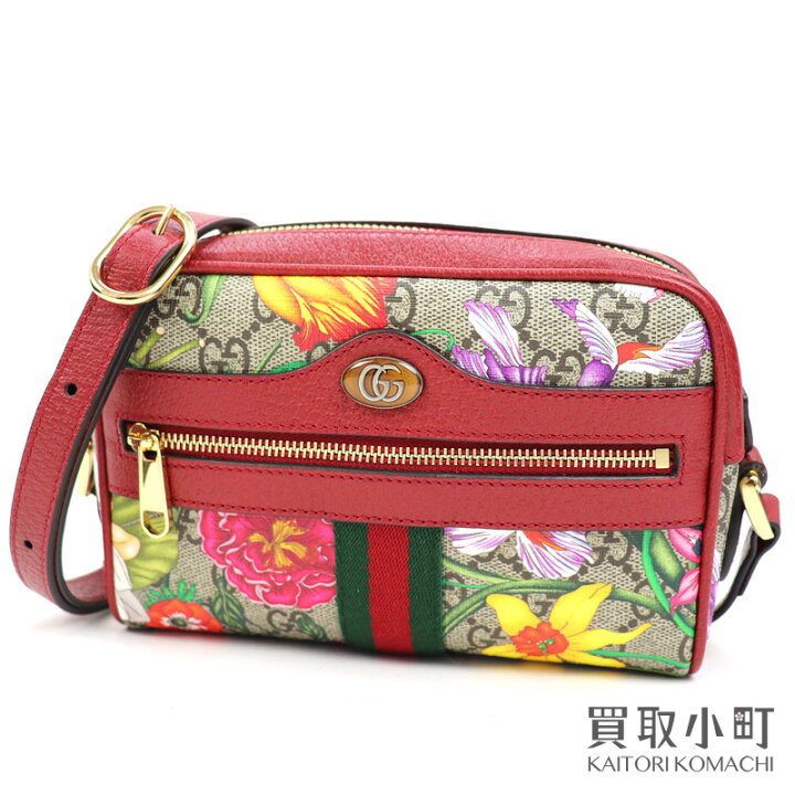 楽天市場】【美品】グッチ 【GUCCI】オフィディア GGフローラ ミニ 