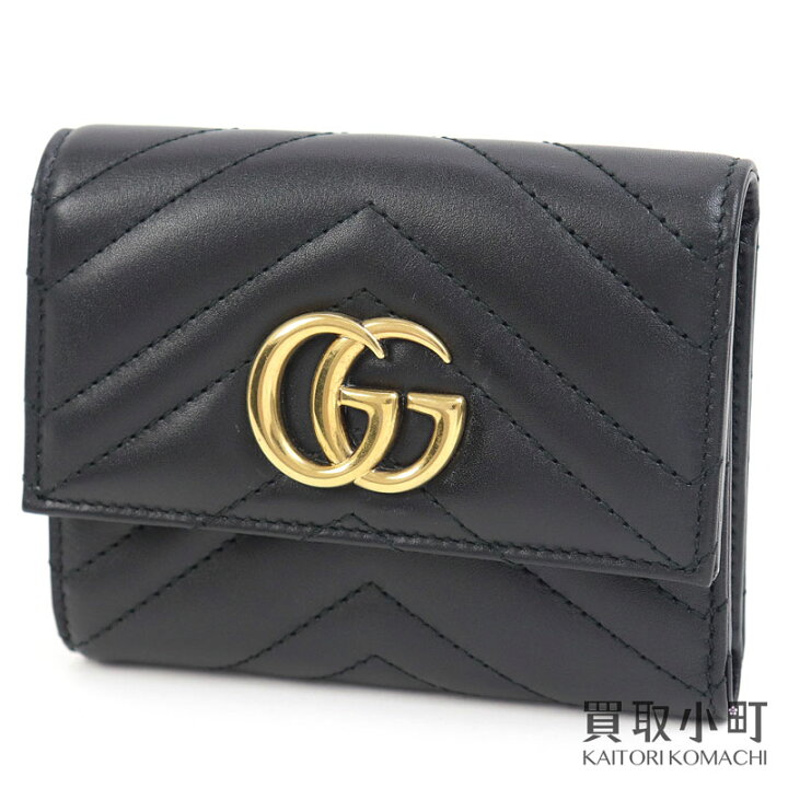 楽天市場】【美品】グッチ 【GUCCI】 GGマーモント コンパクト  