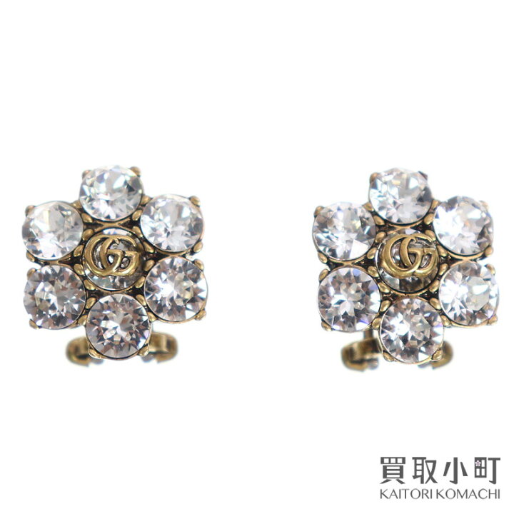 楽天市場】【未使用品】グッチ【GUCCI】 クリスタル ダブルG 