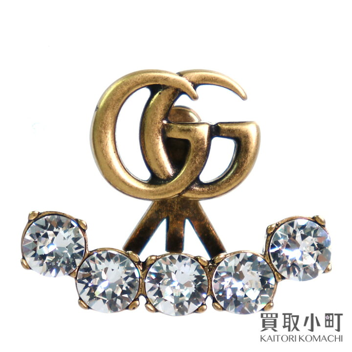 楽天市場】【美品】グッチ【GUCCI】 クリスタル ダブルG  