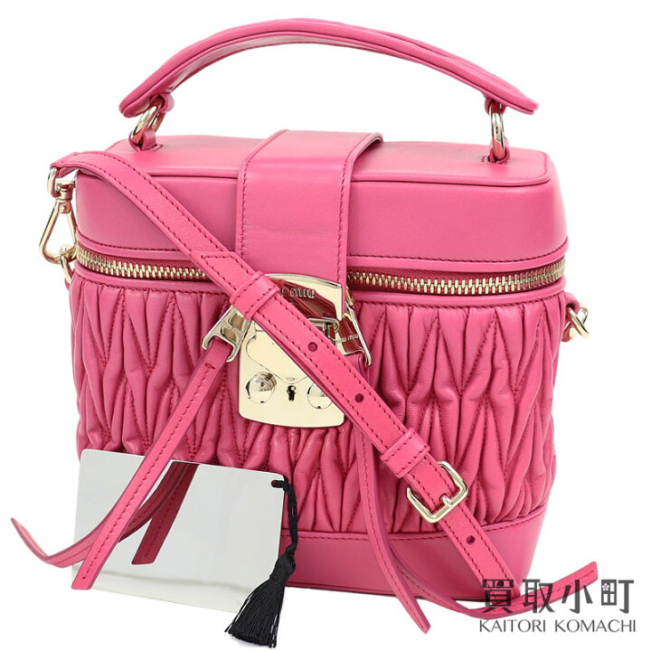 楽天市場】【美品】ミュウミュウ 【MIUMIU】マテラッセ コンフィ 