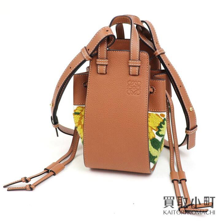 楽天市場】【美品】ロエベ 【LOEWE】 ハンモックミニ フローラル 
