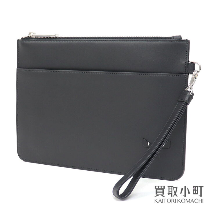 楽天市場】【美品】フェンディ 【FENDI】スリムクラッチ フラット  