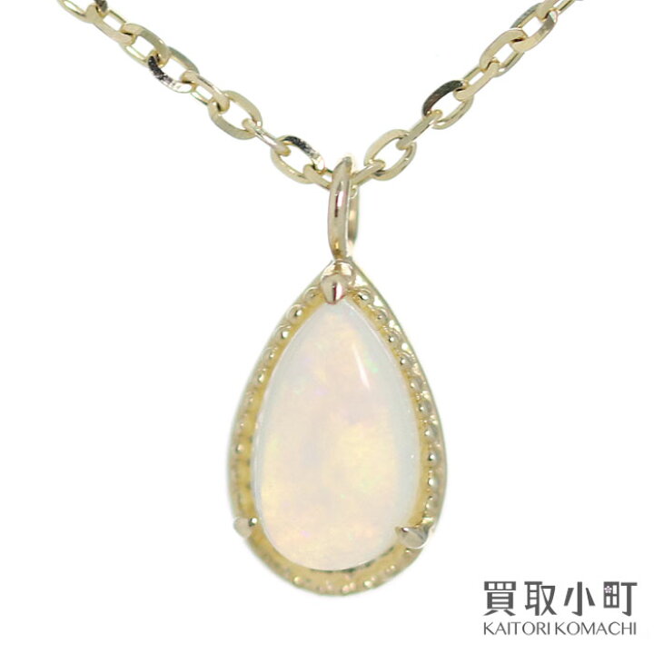 楽天市場】【美品】アガット 【agete】オパールペンダント K10 