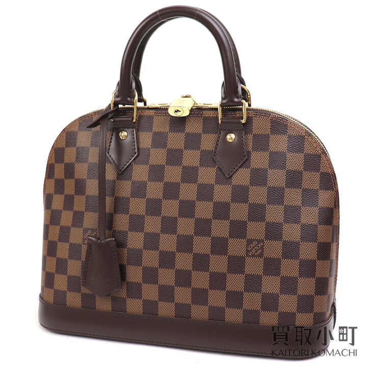 【美品】ルイヴィトン 【LOUIS VUITTON】N53151 アルマPM ダミエ エベヌ ボストン ハンドバッグ アイコン LV ALMA PM DAMIER EBENE【Aランク】【中古】 | 買取小町
