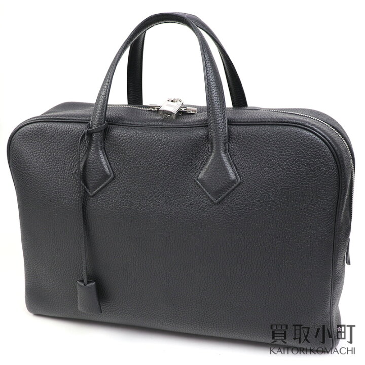 楽天市場】【美品】エルメス【HERMES】ヴィクトリアII 12H 40 ノワール 
