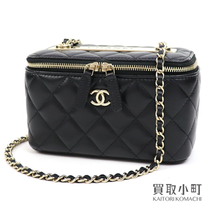 楽天市場】【美品】シャネル【CHANEL】ヴァニティーケース チェーン 