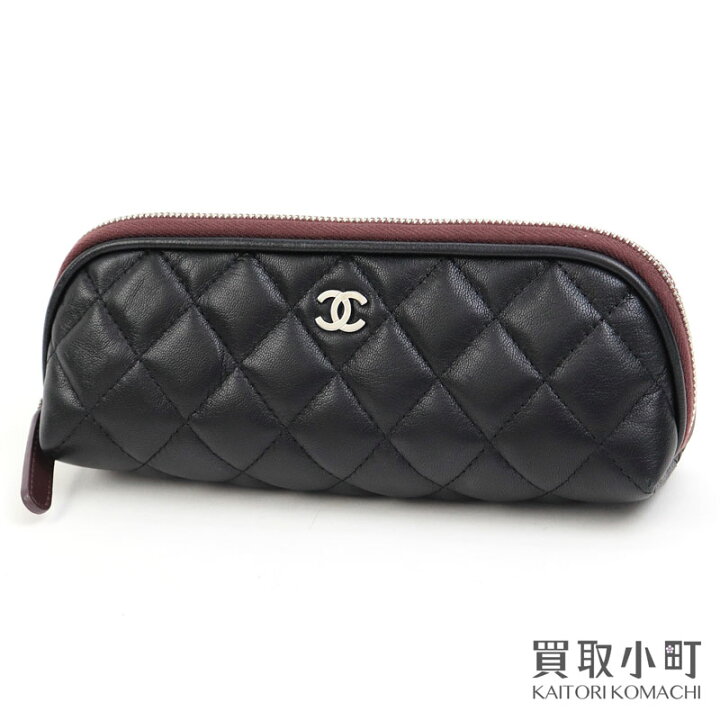 楽天市場】シャネル【CHANEL】マトラッセ コスメポーチ ブラック  