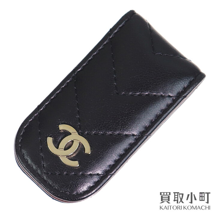 楽天市場】シャネル【CHANEL】マネークリップ クラシック ココマーク  