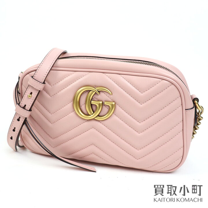 楽天市場】【美品】グッチ 【GUCCI】GGマーモント キルティング  