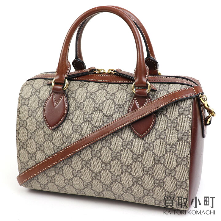楽天市場】グッチ【GUCCI】GGスプリームキャンバス ミニボストン 