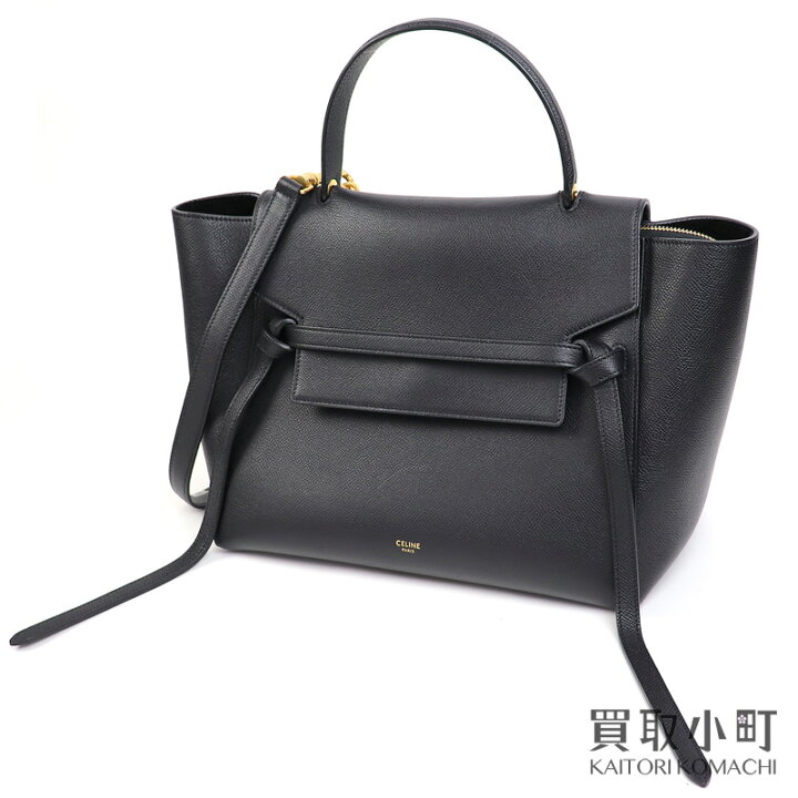 楽天市場】セリーヌ【CELINE】ベルトバッグ ミニ ブラック グレインド 