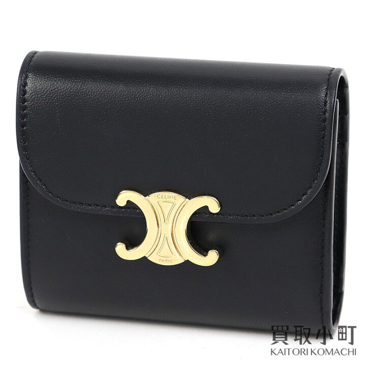 楽天市場】【美品】セリーヌ【CELINE】スモール トリオンフウォレット