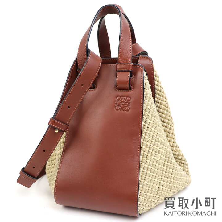 楽天市場】ロエベ【LOEWE】 ハンモックバッグ スモール ラフィア  