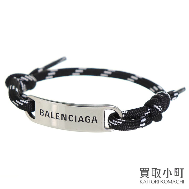 楽天市場】【美品】バレンシアガ【BALENCIAGA】プレート ブレスレット 