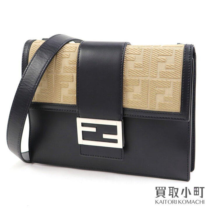 楽天市場】フェンディ 【FENDI】フラットバゲット ミディアム ブラック 